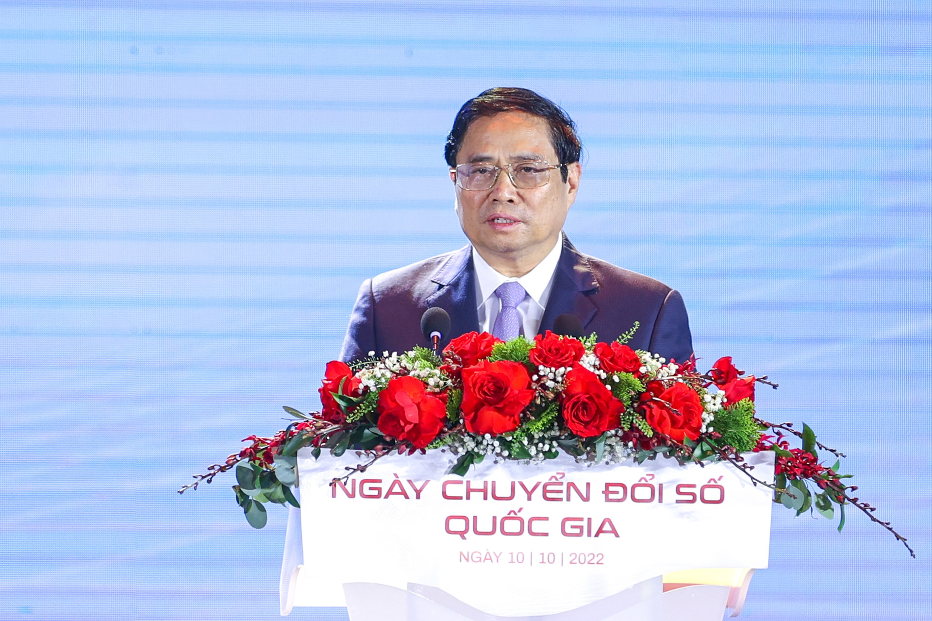 Thủ tướng Phạm Minh Chinh gửi thông điệp của Chính phủ về đẩy mạnh chuyển đổi số quốc gia - Ảnh 1.