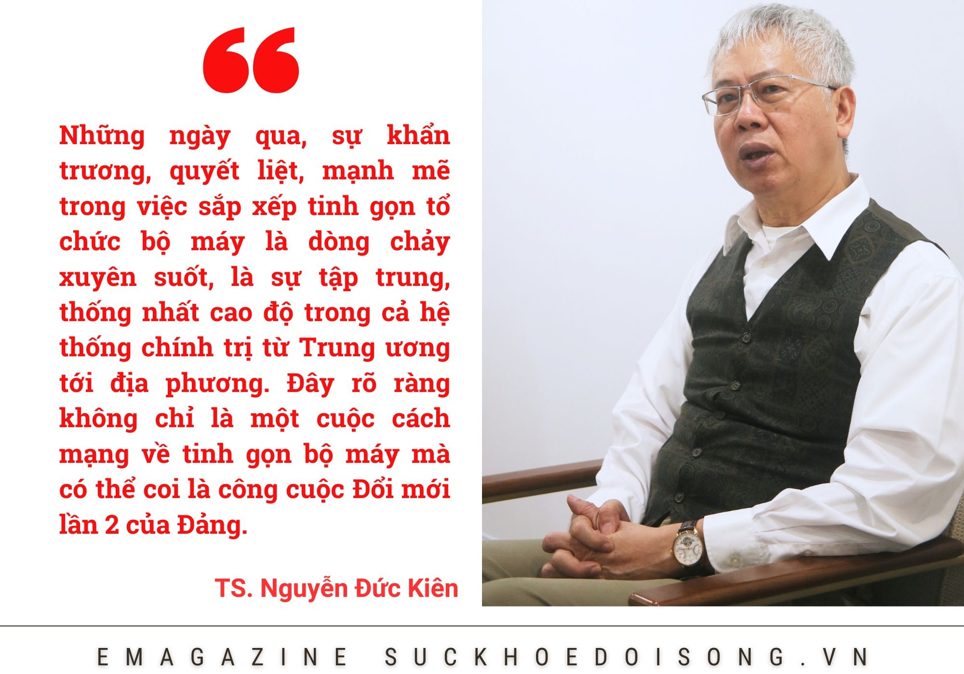 TS. Nguyễn Đức Kiên: Tinh gọn bộ máy phải thay đổi từ nhận thức- Ảnh 2.