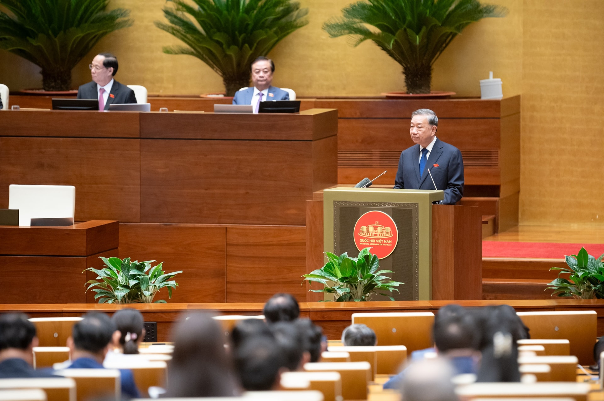 Tổng Bí thư Tô Lâm phát biểu. Ảnh: Phạm Thắng