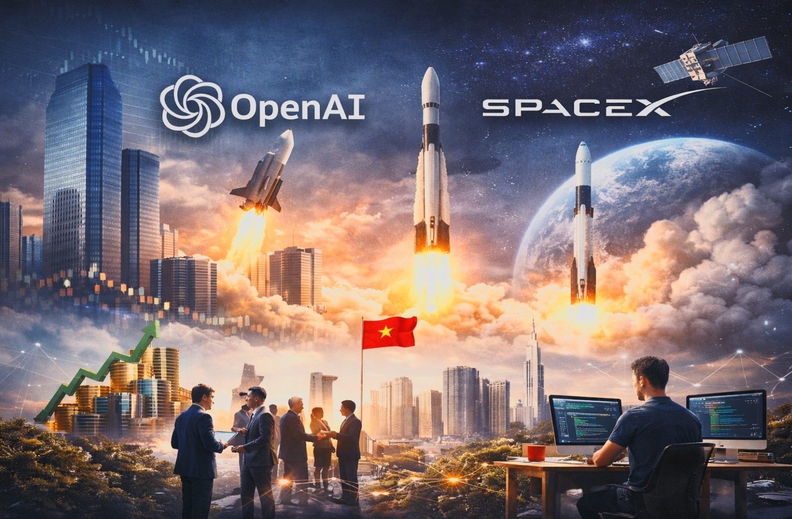 OpenAI và SpaceX IPO nghìn tỉ USD sẽ tác động gì tới doanh nghiệp công nghệ Việt Nam (2)