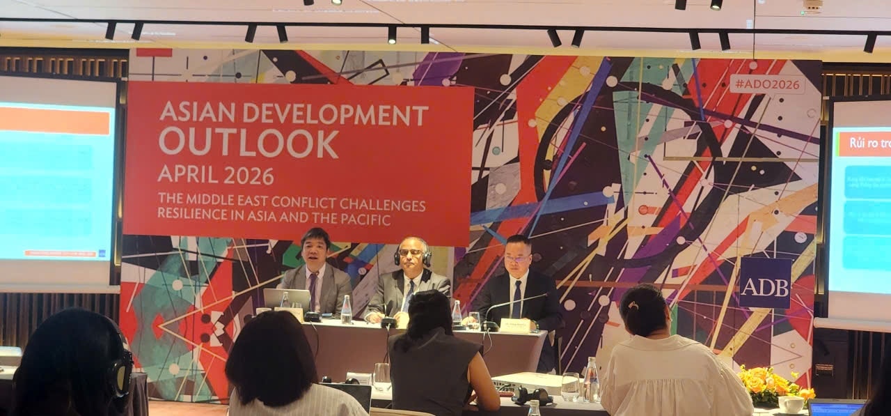 Họp báo công bố Báo cáo Triển vọng Phát triển Châu Á tháng 4/2026 sáng 10/4