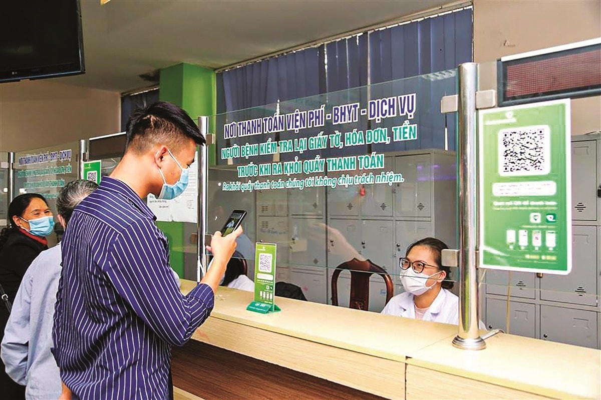 Thanh toán không dùng tiền mặt tại Bệnh viện đa khoa Đức Giang