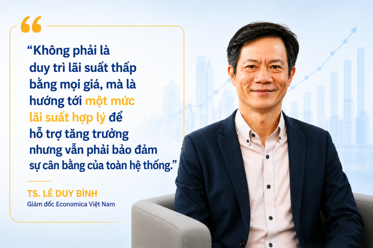 Hướng tới mặt bằng lãi suất hợp lý thay vì thấp bằng mọi giá