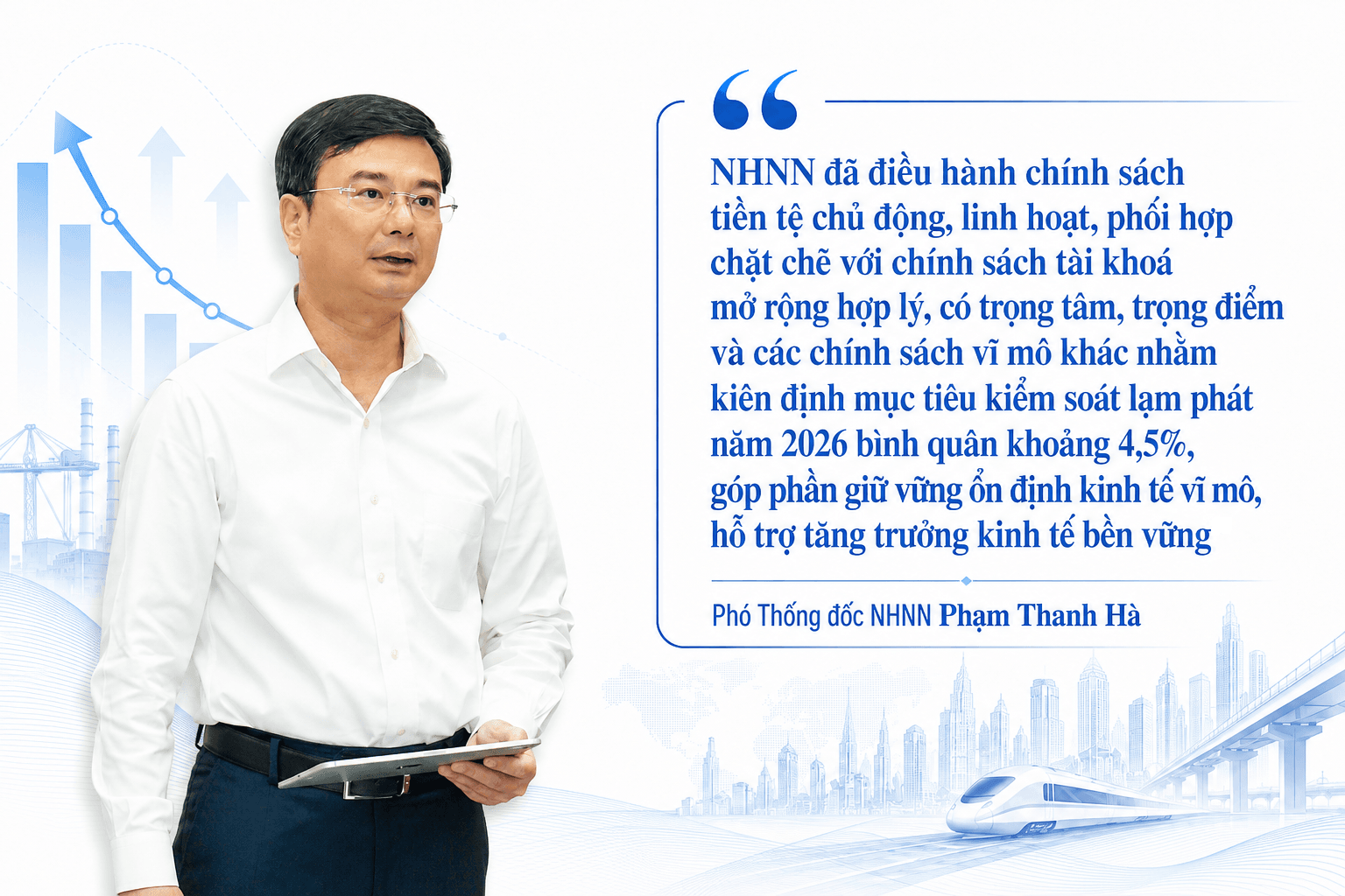 [Emagazine] Giữ vững ổn định vĩ mô, mở dư địa cho tăng trưởng hai con số