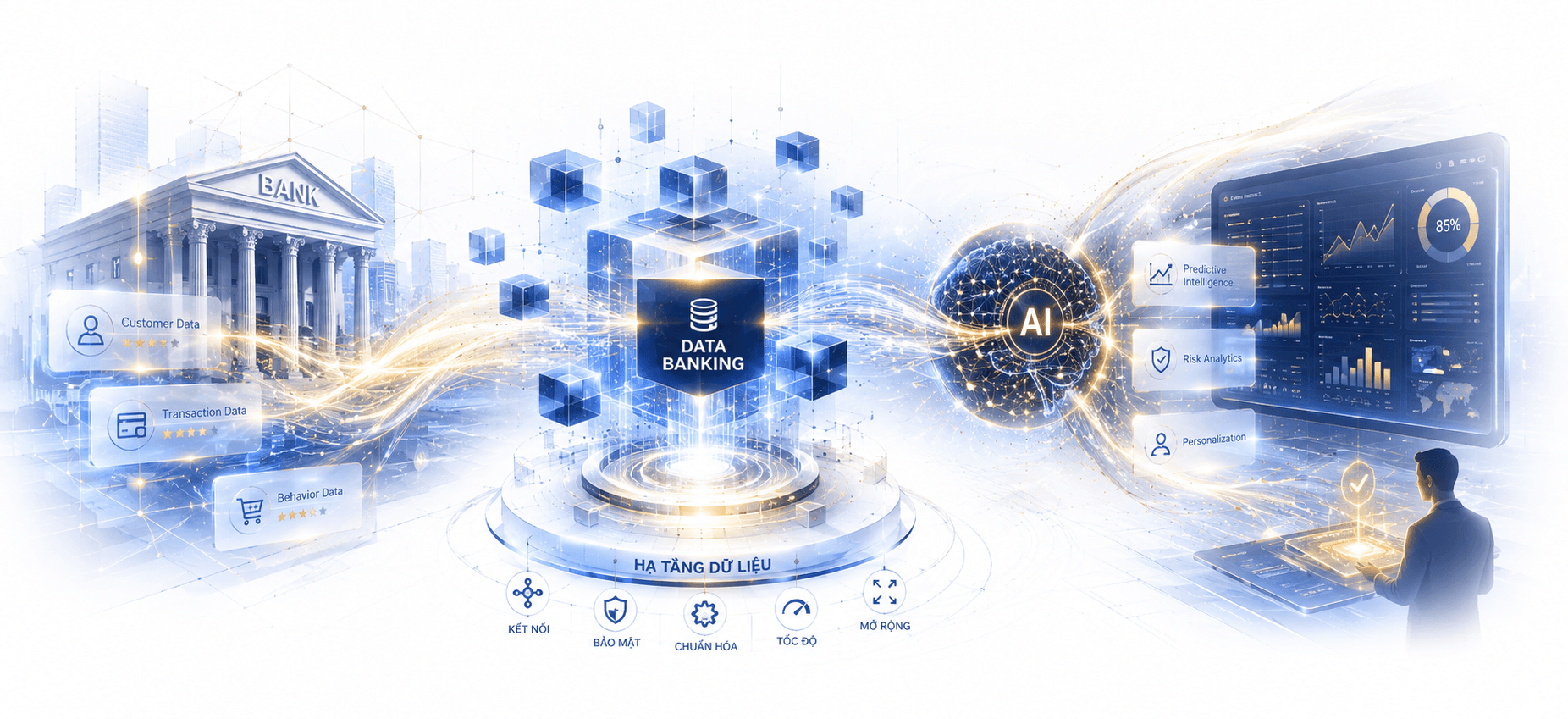 [Emagazine] Từ Digital Banking đến Data Banking: Cuộc chuyển mình của ngành Ngân hàng trong kỷ nguyên dữ liệu và AI