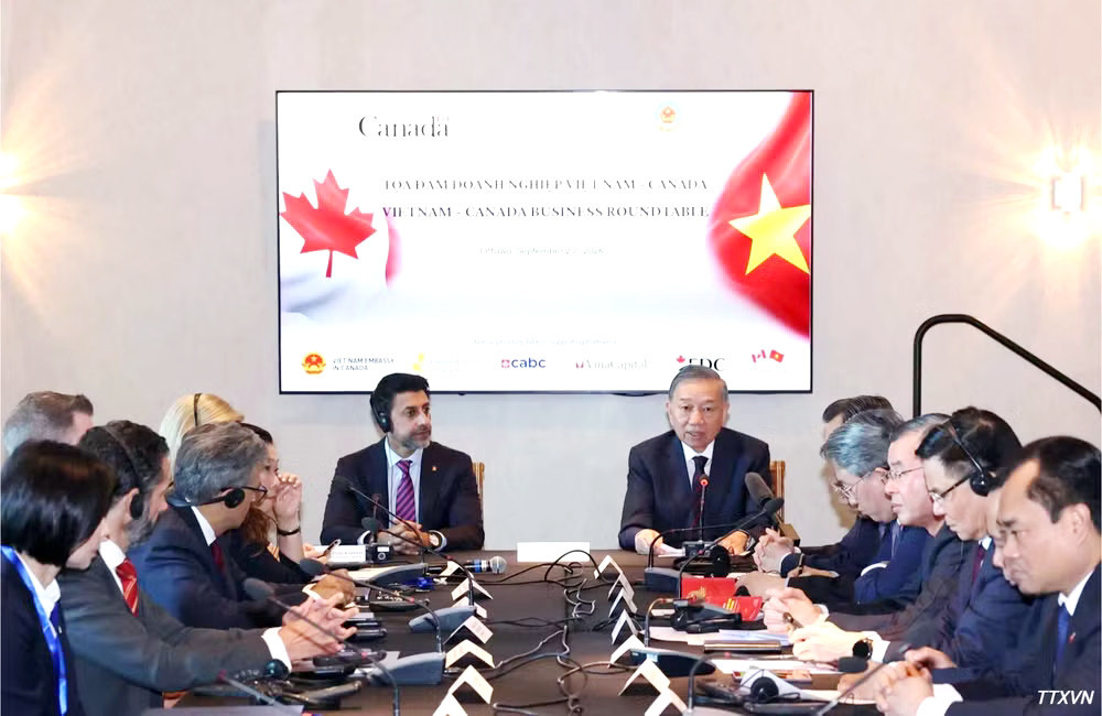 Tổng Bí thư, Chủ tịch nước Tô Lâm dự Tọa đàm Doanh nghiệp cấp cao Việt Nam - Canada