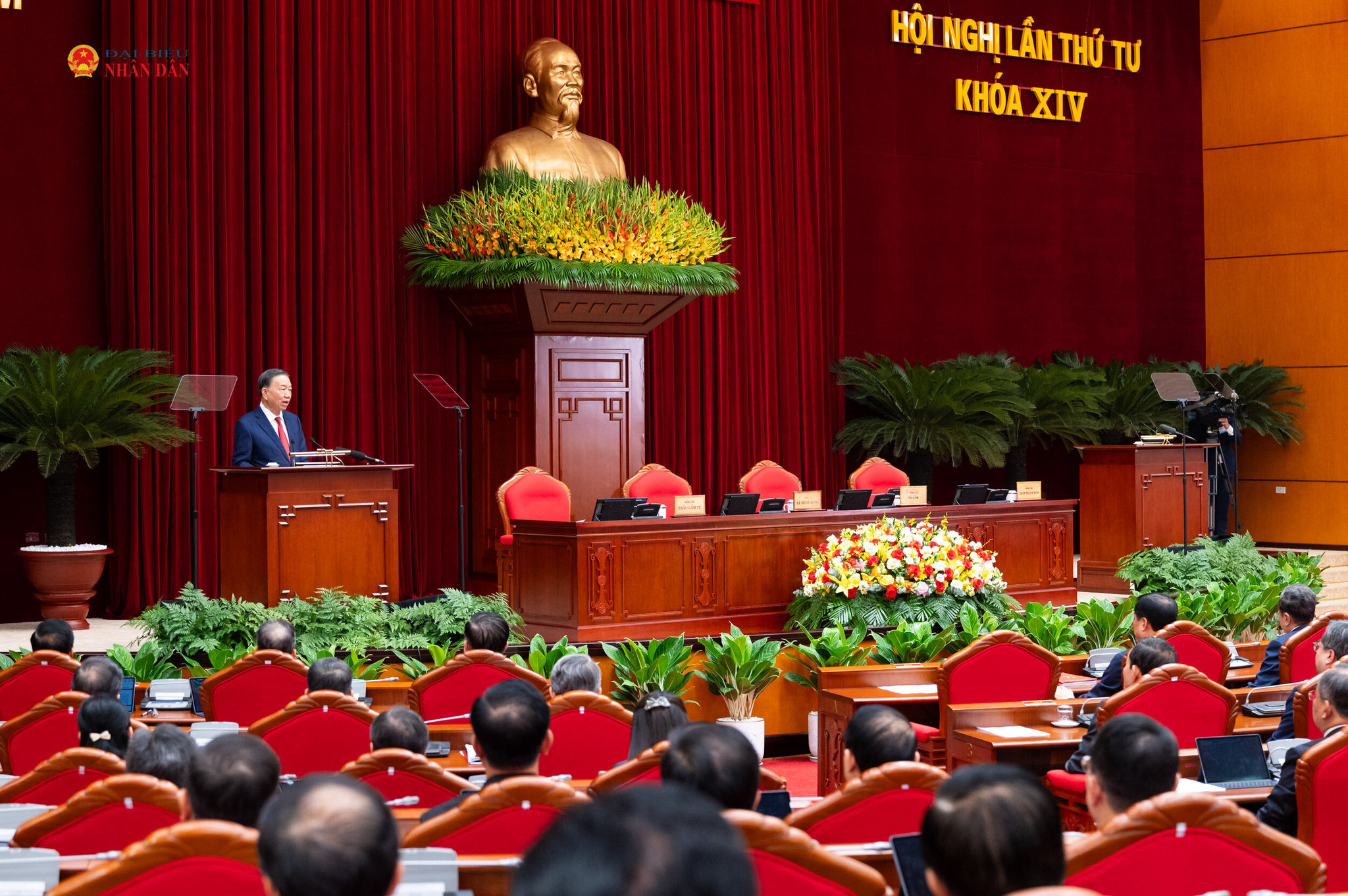 Tổng Bí thư, Chủ tịch nước Tô Lâm phát biểu bế mạc Hội nghị Trung ương 4, khóa XIV