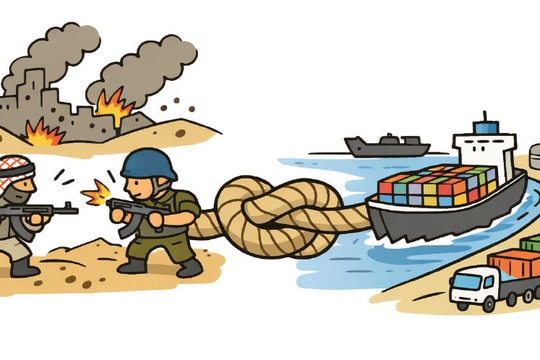 Xung đột Trung Đông và cơ hội từ các nút thương mại mới