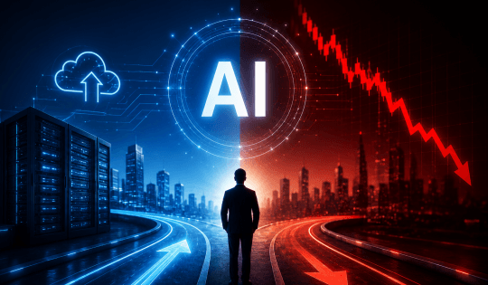 AI bắt đầu tạo lợi nhuận, vì sao cổ phiếu công nghệ vẫn lao dốc?