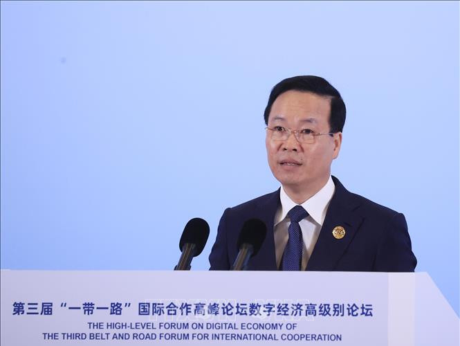 Chủ tịch nước: Việt Nam xác định không gian mới là kinh tế số